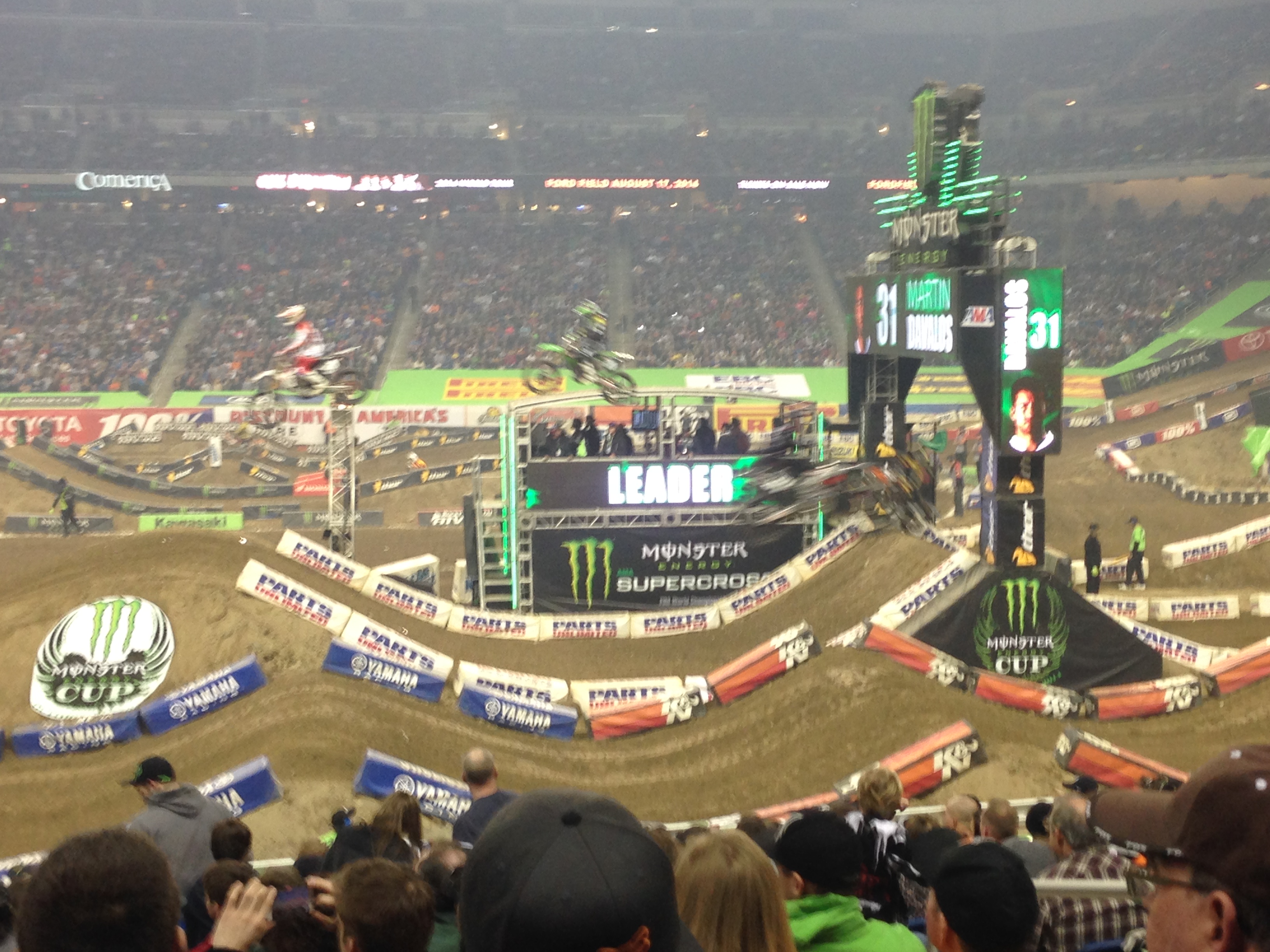 Supercross, Part Deux: AMA Monster Energy Supercross at Detroit’s Ford